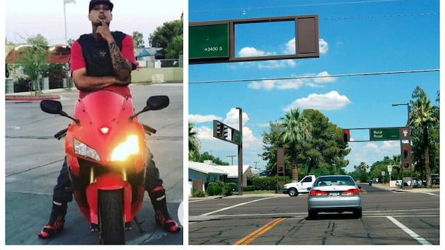 Motorizado ayuda a las personas en las calles y se vuelve viral (FOTOS Y VIDEO)