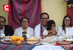 Roberto Sánchez: así fue el desayuno electoral junto a su familia en Huaral (FOTOS)