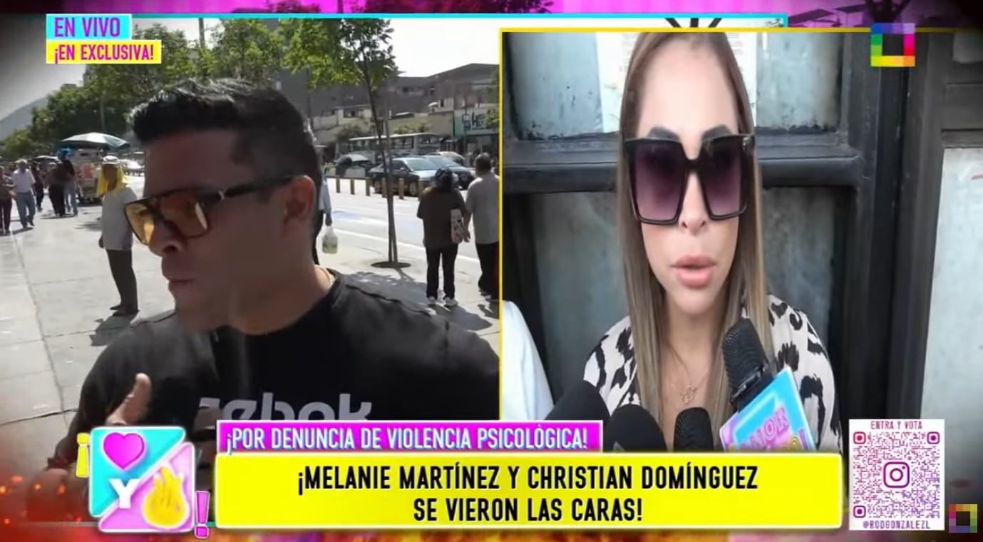 Christian Domínguez revela por qué denunció a Melanie Martínez.