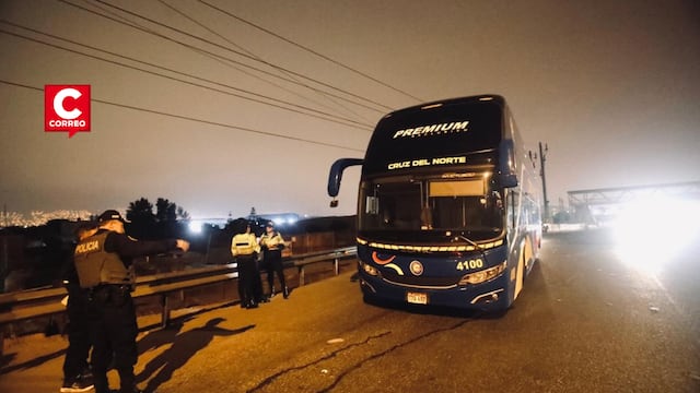 Dos buses interprovinciales son atacados a balazos en Puente Piedra: un conductor resulta herido