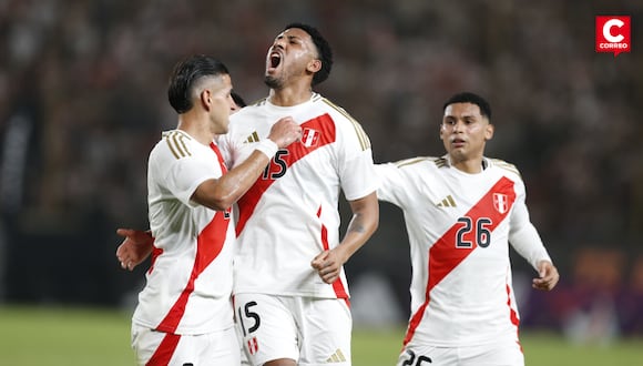 Jesús Castillo marcó el 2-0 para Perú contra República Dominicana.