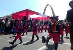 Niños de Tacna tributan su amor a la tierra que los vio nacer con hermoso desfile