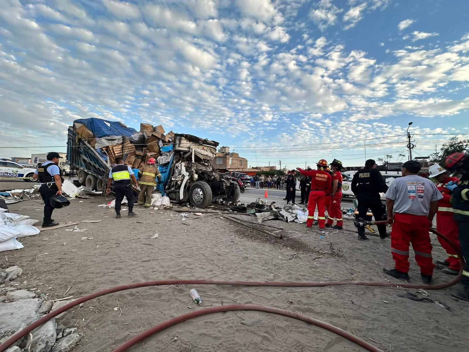 Accidente se registró a la altura del centro poblado Miramar.