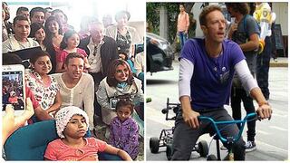 ​Coldplay graba un vídeo en México y visita a niños de hospital 
