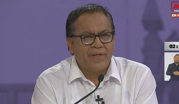 Roberto Sánchez sobre seguridad ciudadana. Foto: Captura de pantalla.