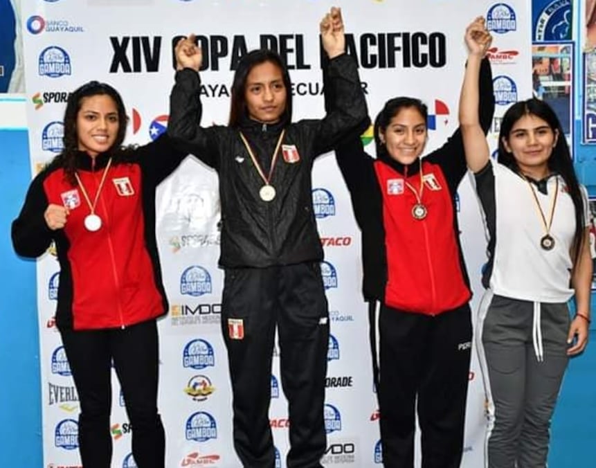 Lucy Valdivia Bravo en la Copa del Pacífico.
