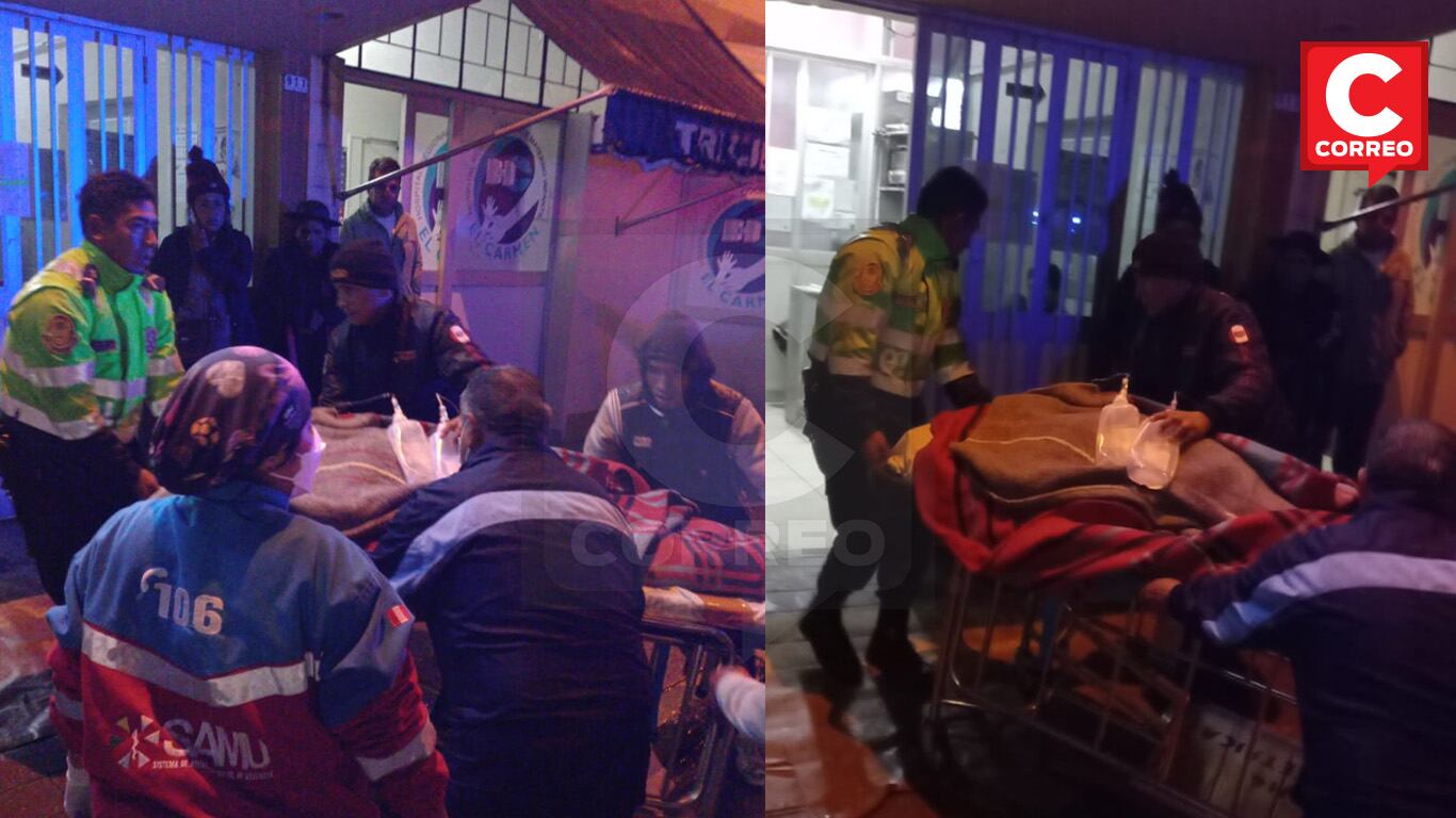 Mujer fue trasladada a emergencias del hospital El Carmen en Huancayo