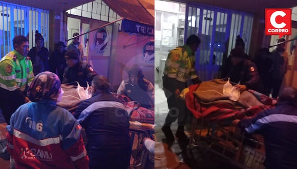 Mujer fue trasladada a emergencias del hospital El Carmen en Huancayo