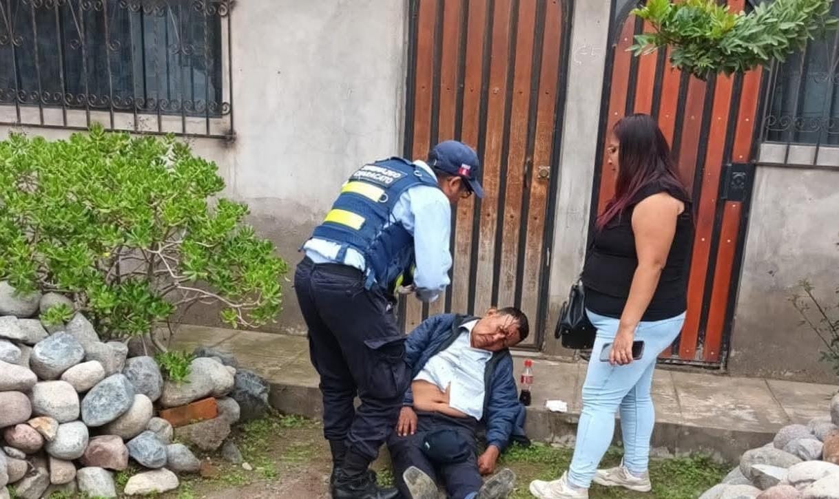 Adulto mayor fue arrojado de vehículo en movimiento en Characato. Foto: Municipalidad Distrital de Characato.