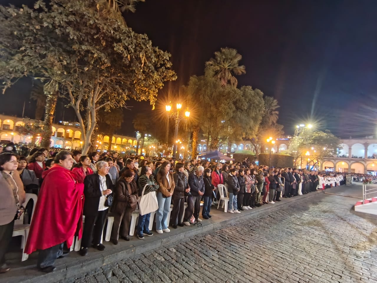 Corpus Christi en Arequipa: Cientos de fieles muestran su fe en la Plaza de Armas (Foto: Arzobispado)