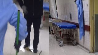 Trauma Shock del hospital Goyeneche se inunda por rotura de tubería