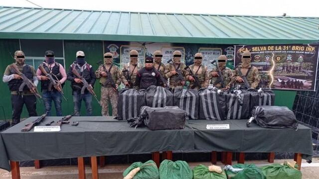 Fuerzas Armadas y Policía incautan más de una tonelada y media de droga en operativo en el Vraem