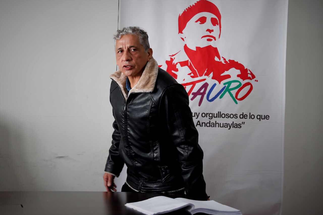 Antauro Humala no tiene inconvenientes a referirse a un posible asesinato de expresidentes si es que gana las elecciones 2026. Foto: EFE/ Paolo Aguilar