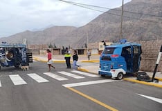 Arequipa: Dos escolares heridos tras choque frontal entre mototaxis en Aplao