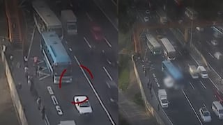 San Borja: Taxista muere atropellado por chofer de bus tras reclamarle por choque