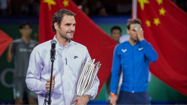 Roger Federer venció a Rafael Nadal y se acerca al número uno de la ATP (VIDEO)