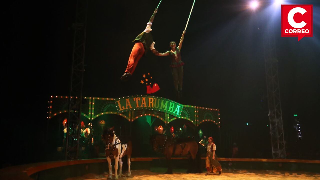 La Tarumba: Trapecista cayó varios metros de altura durante show circense.
