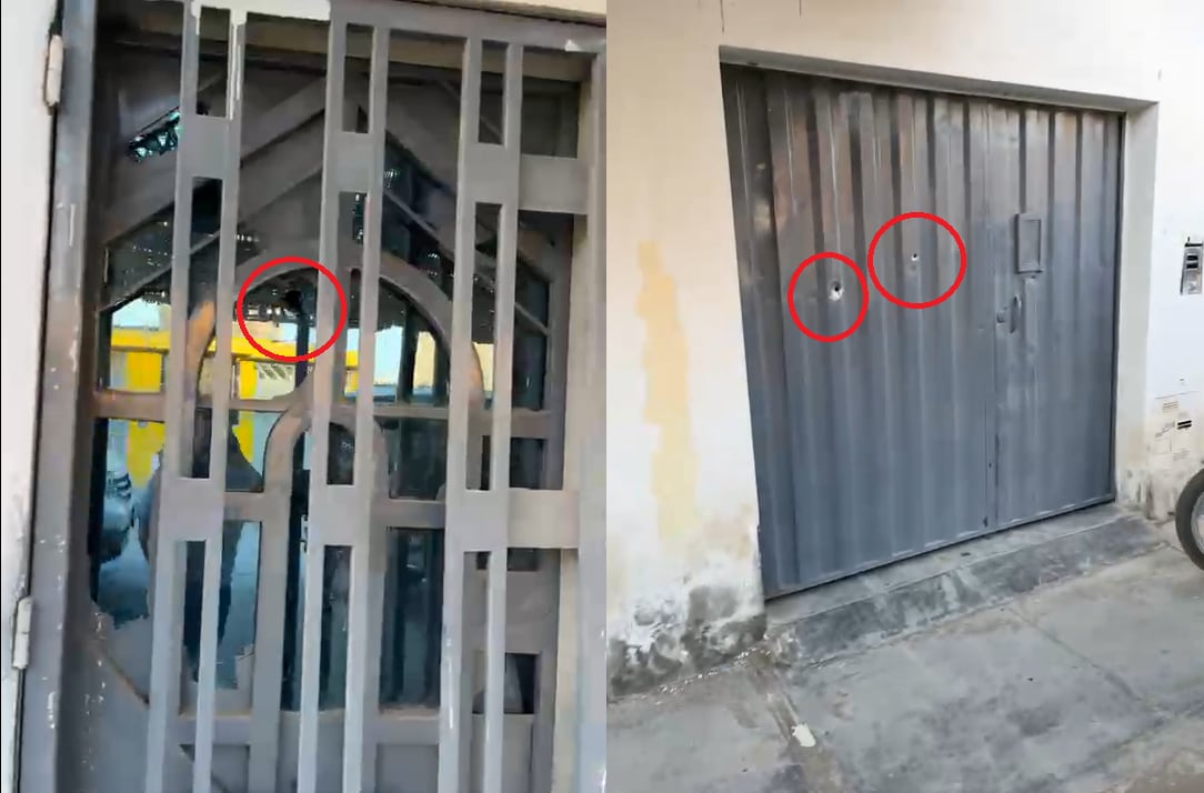 Malhechores atacaron contra inmueble de familia.