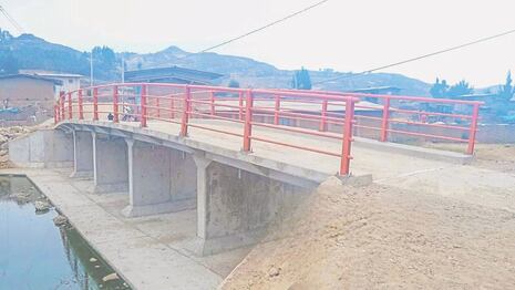 La Libertad: Nuevo puente en distrito de Carabamba quedó listo