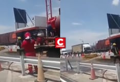 Accidente con camión cisterna provoca emergencia ambiental en peaje de Nasca