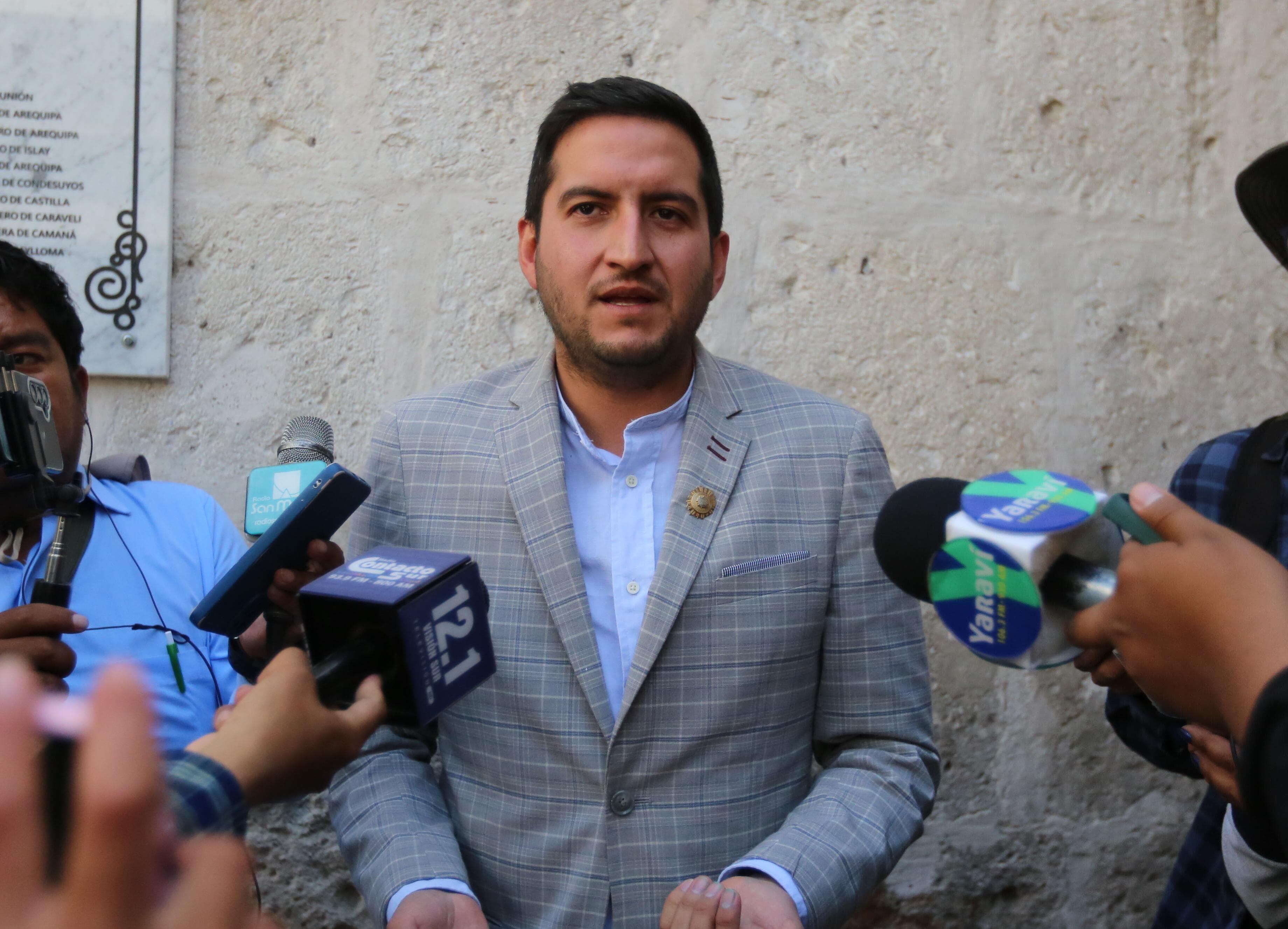 Fernando Cornejo, presidente del Consejo Regional de Arequipa. (Foto: Leonardo Cuito)