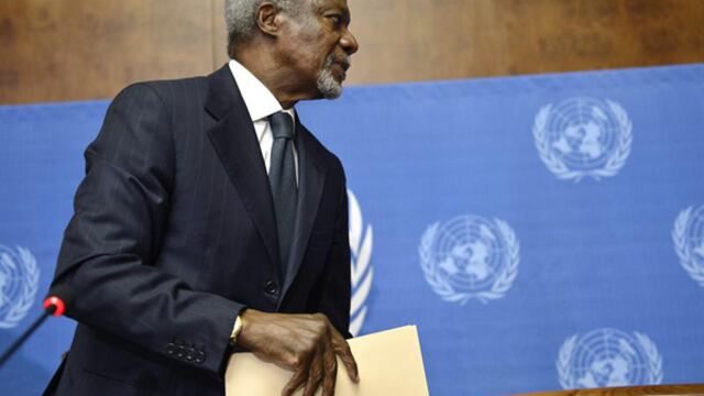 UE lamenta renuncia de Kofi Annan como enviado en Siria