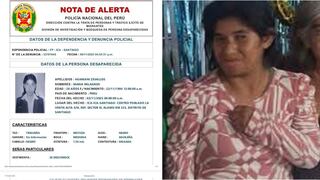 Ica: joven con discapacidad mental lleva 23 días desaparecida en el distrito de Santiago