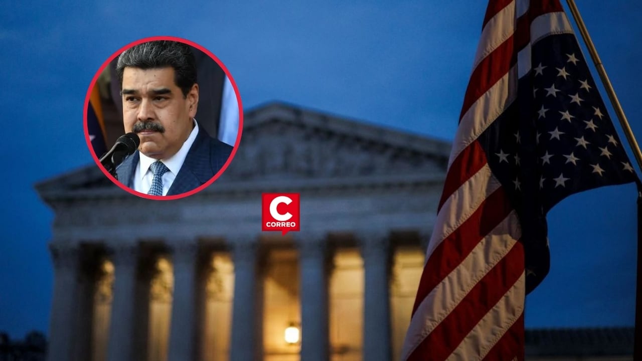 EE.UU. acusa a Maduro de facilitar el tráfico de hasta 250 toneladas de cocaína anuales a través de Venezuela. Composición: Diario Correo.