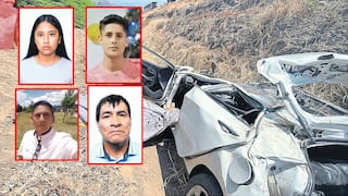 Padre e hija mueren en despiste de automóvil en la vía Chiclayo–Chongoyape