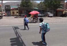 Nasca: estudiantes en peligro al cruzar la Panamericana Sur sin semáforos operativos en Vista Alegre