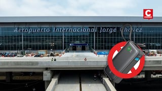 Jorge Chávez: conoce qué baterías portátiles puedes llevar en el equipaje de mano y cuáles estan prohibidas