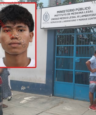 Cuerpo de joven fue llevado a la morgue para la necropsia.