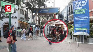 Final de Copa Libertadores: Colocan rejas en accesos de la Calle de las Pizzas en Miraflores