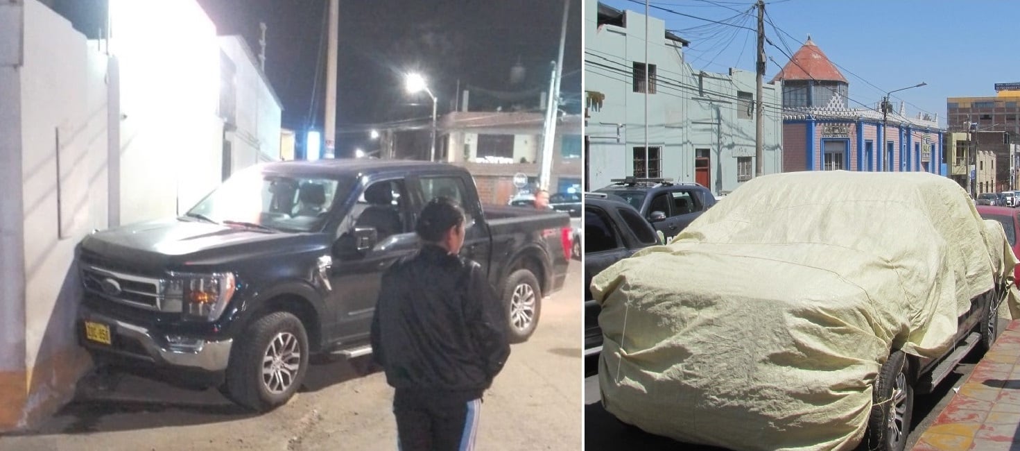 La camioneta 4x4 arrolló a peatones y se empotró en un muro, luego fue llevada a la comisaría Central donde hasta la tarde de ayer permanecía cubierta