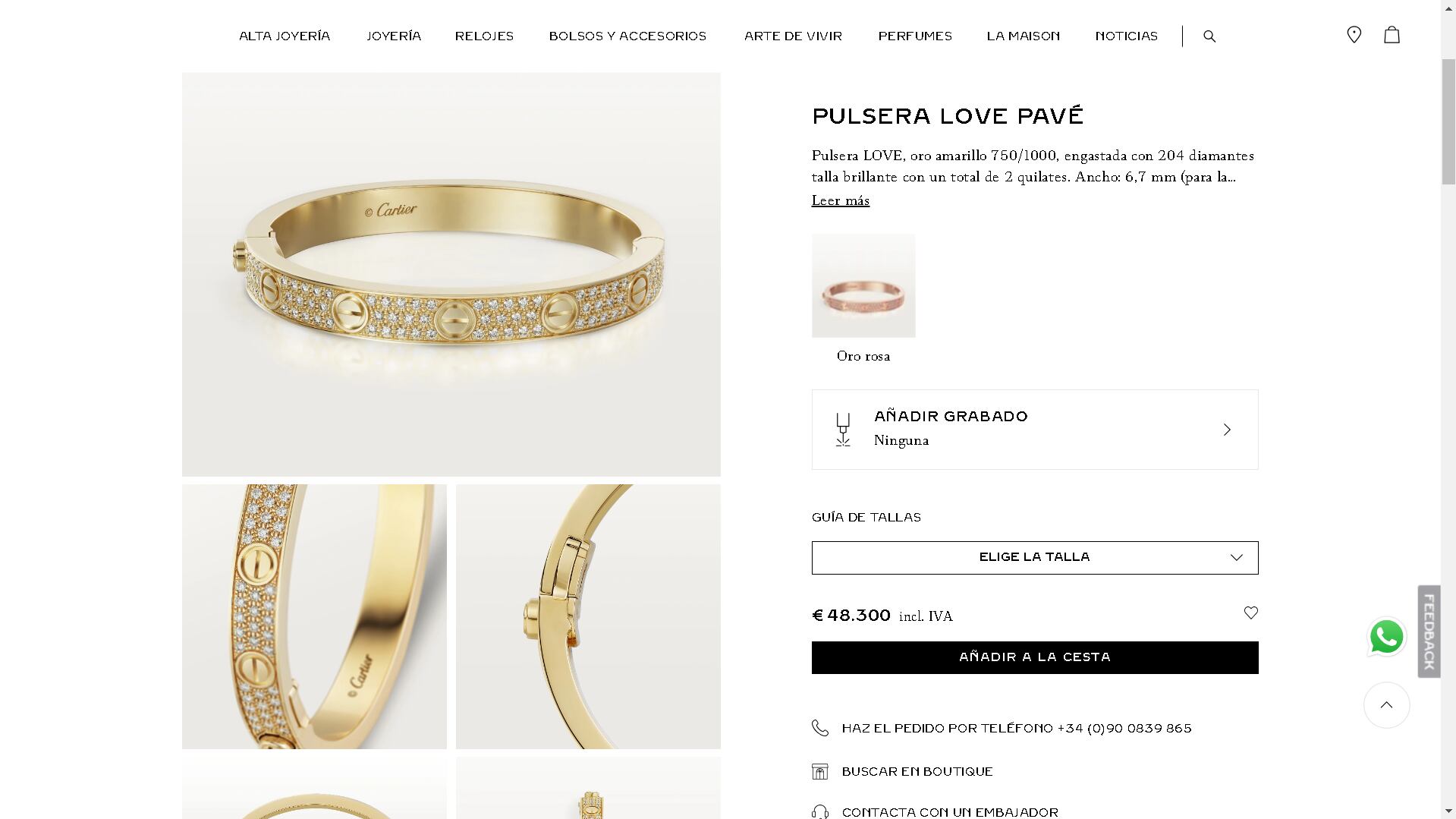 Joya Cartier de DIna Boluarte.