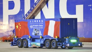 Primer cargamento de productos peruanos desde el puerto de Chancay llega a China