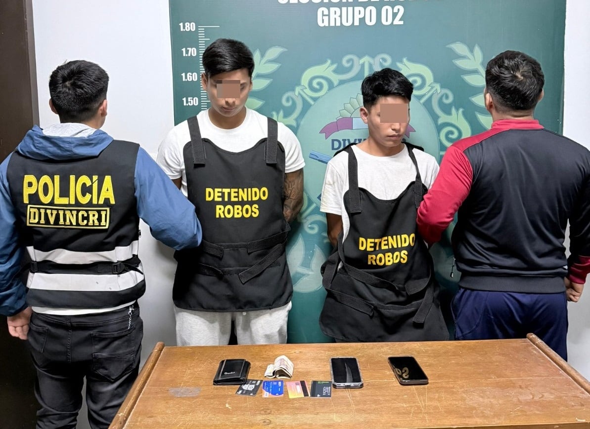 La Policía los sindica de integrar la banda de marcas “Los Facinerosos del Norte”, implicados en un robo de S/ 20 mil.