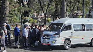 Suspenden labores escolares en Arequipa por paro de transportes (VIDEO)