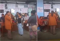 Pisco: pobladores toman frontis de la Municipalidad Distrital de Humay, por obra paralizada