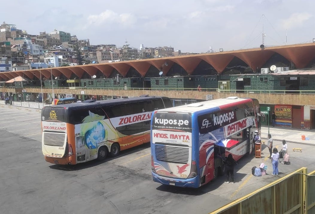 Semana Santa: precio del pasaje se incremente en el terminal terrestre de Arequipa (Foto: Nelly Hancco/@photo.gec)