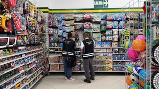 Incautan 600 juguetes de locales comerciales del centro de Trujillo