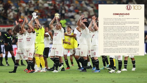 La "U" exige a la Federación Peruana de Fútbol y a la Liga 1 a “tomar acciones inmediatas”.