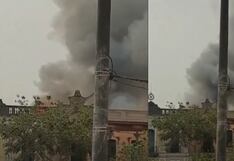 Incendio en casona cerca de Plaza Bolognesi moviliza 13 unidades de bomberos en el Centro de Lima