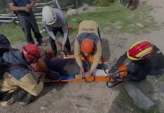 Cusco: rescatan a turista israelí que ingresó sin permiso al Camino Inca y sufrió una caída