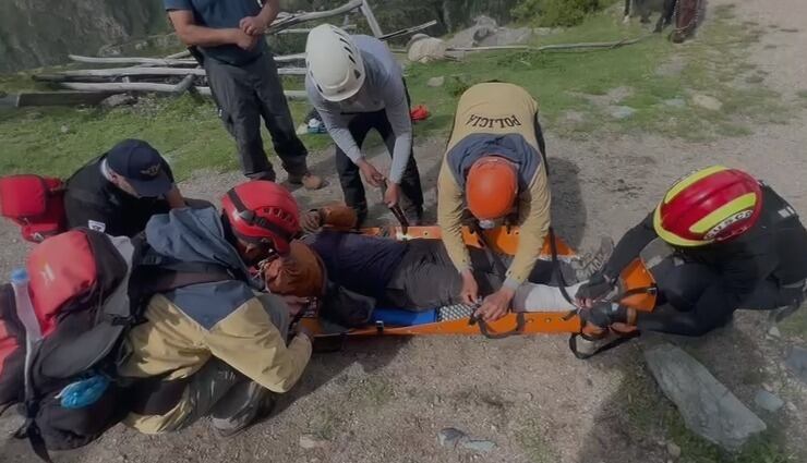 Visitante extranjero iba rumbo a Machu Picchu cuando sufrió una fuerte caída