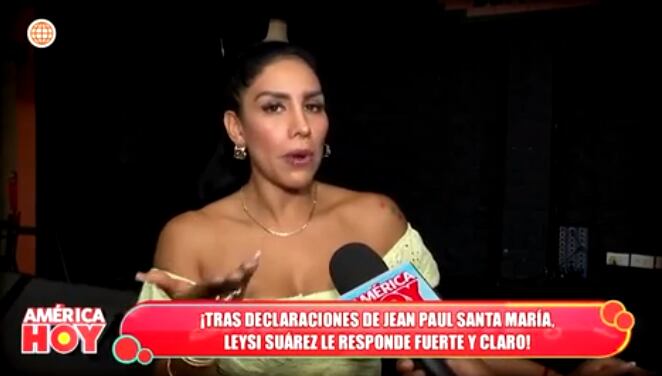 “Yo no sabía que tenía un problema con Jean Paul, a mí me sorprende que diga que yo hace un tiempo le escribí a Romina a insultarla”, sostuvo Leysi Suárez.