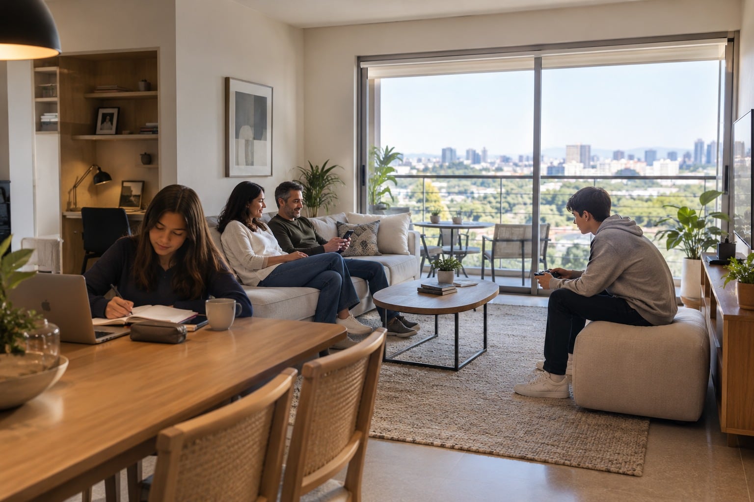 La distribución de los ambientes, los acabados y la utilidad de las áreas comunes son factores importantes al buscar una vivienda para la familia. Especialista inmobiliario explica qué revisar antes de tomar una decisión de compra.