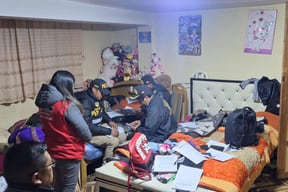 Agentes de seguridad del INPE investigados por tortura, en Puno. Foto: INPE.