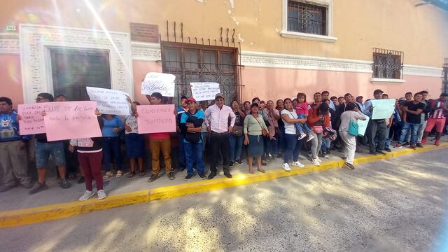 Lambayeque: Protestan contra jueza ante posible orden de desalojo de 150 familias
