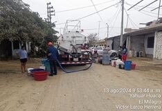 Trujillo: Distribución de agua en cisternas terminaría hoy